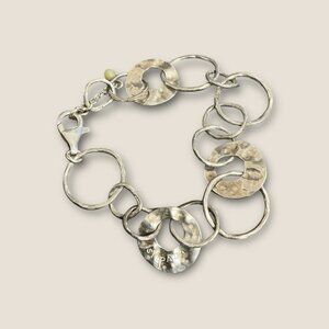 Retired Silpada Sterling Silver Bracelet Adjustable 7-9 Inches Signed 925